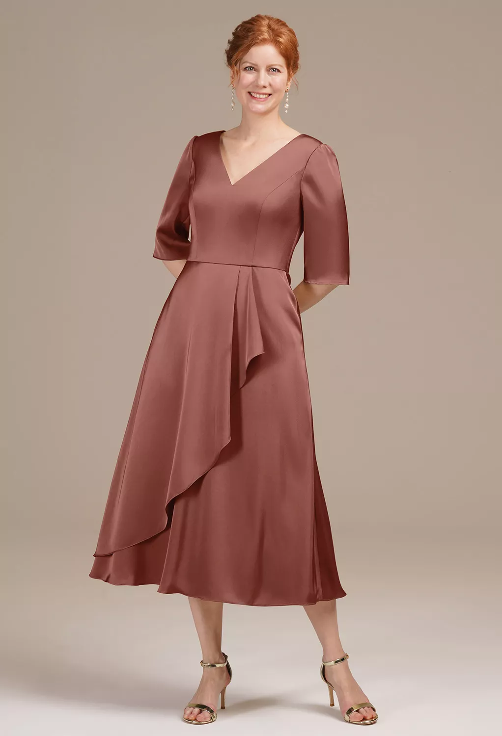 AW Zephyrine Desert Rose  Mother of the Bride Dresses